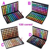 Estojo de sombras 120 cores - 4 opções de tons